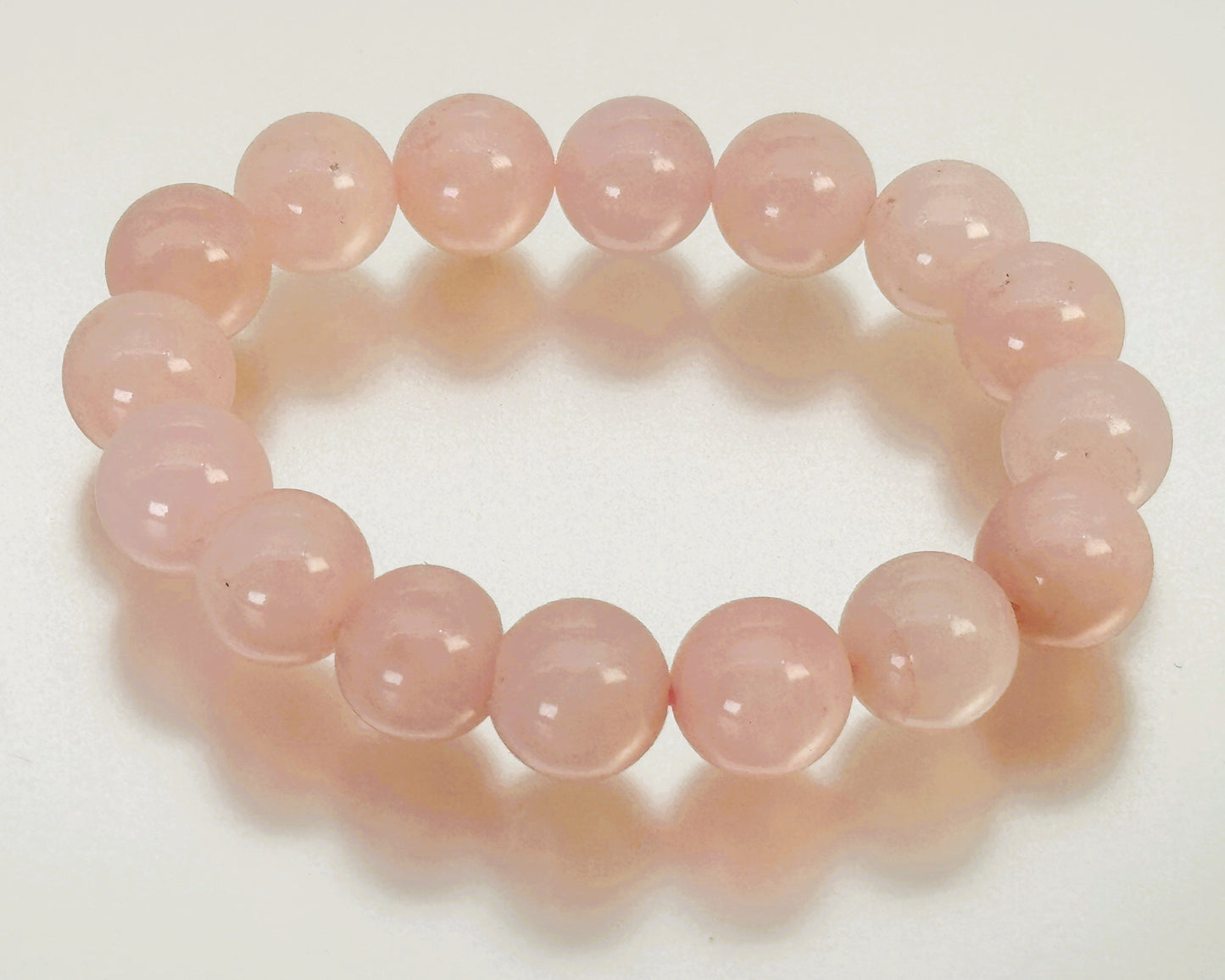 ブレスレット ローズクォーツ ピンク 18~19 cm (JR-BR-0027)