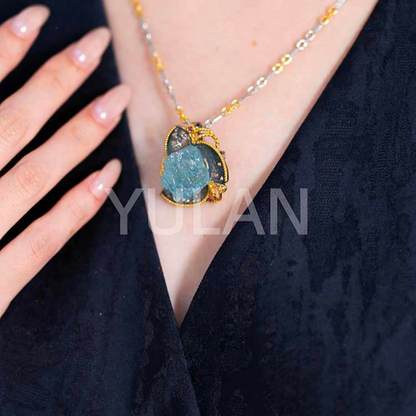 ネックレス アクアマリン (JR-NL-0111)