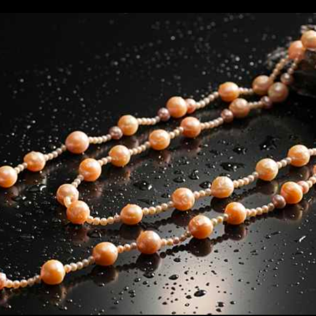 ネックレス 淡水真珠 ピンク (JR-NL-0114)