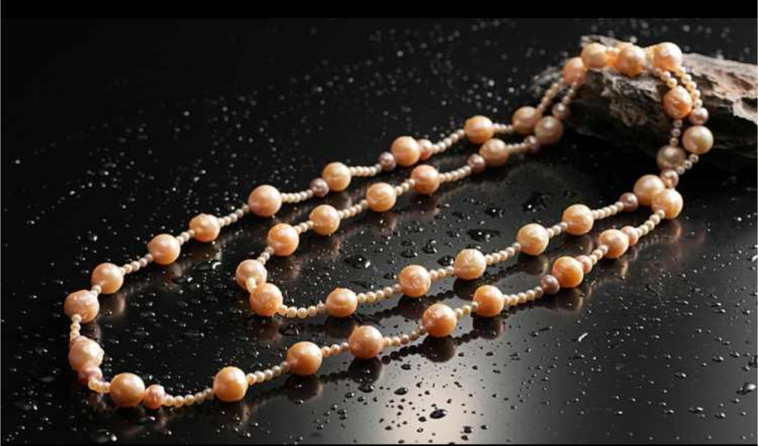 ネックレス 淡水真珠 ピンク (JR-NL-0114)