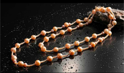 ネックレス 淡水真珠 ピンク (JR-NL-0114)