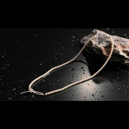 淡水真珠 ネックレス  ホワイト (JR-NL-0115)