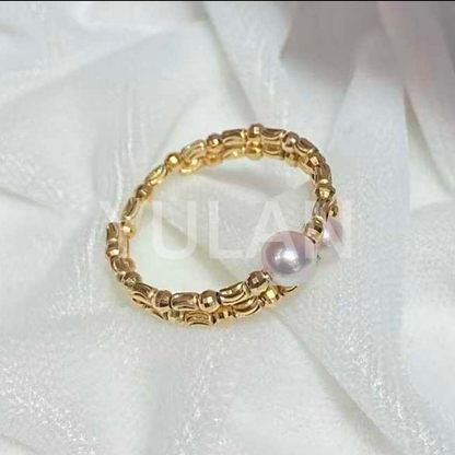アコヤ真珠 指輪 ゴールド (JR-RI-0019)