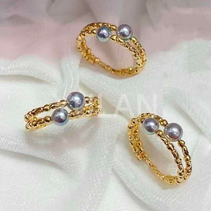 アコヤ真珠 指輪 ゴールド (JR-RI-0019)