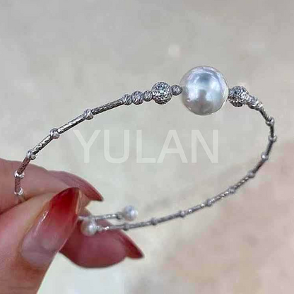 ソルトウォーターパール ホワイト ブレスレット (JR-BR-0037)