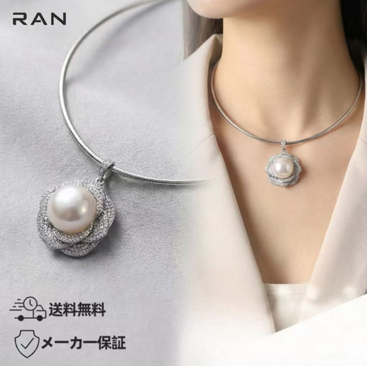 ネックレス 淡水真珠 12.0mm～13.0mm S925 (JR-NL-0163)
