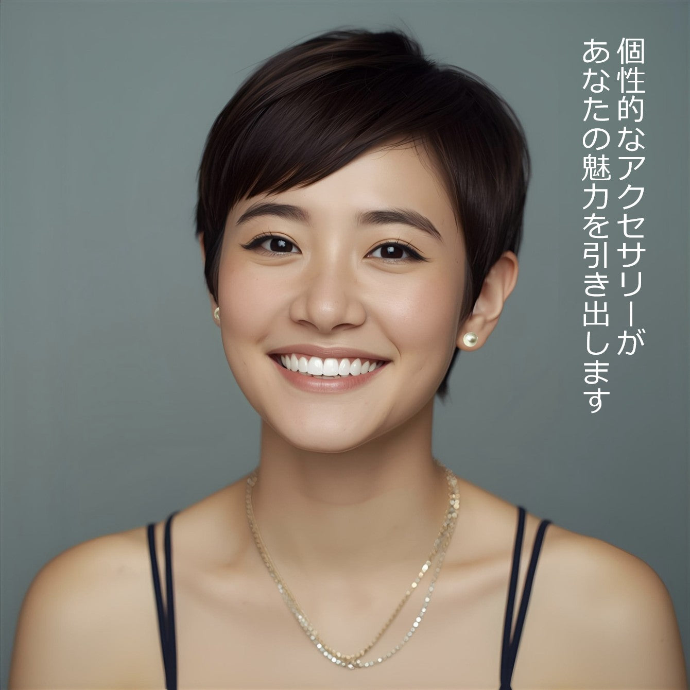 ピアス 淡水真珠 ホワイト 8.0mm～9.0mm (JR-ER-0018)