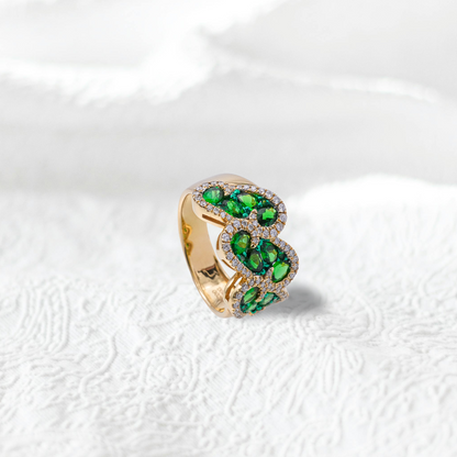(JR-RI-0003) ガーネット 指輪 2.04ct K18