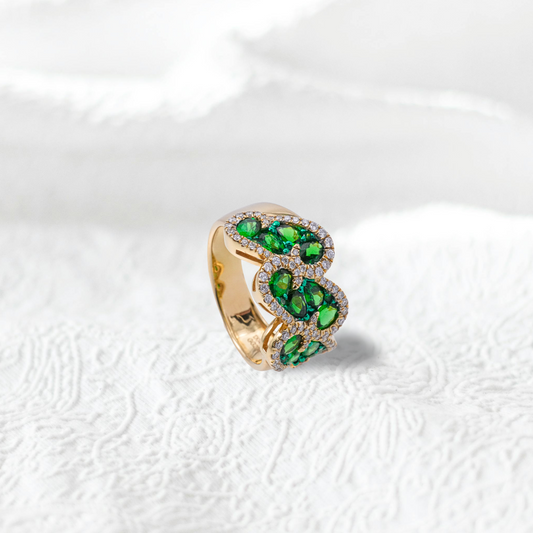 (JR-RI-0003) ガーネット 指輪 2.04ct K18