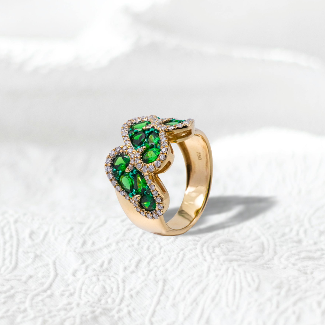 (JR-RI-0003) ガーネット 指輪 2.04ct K18
