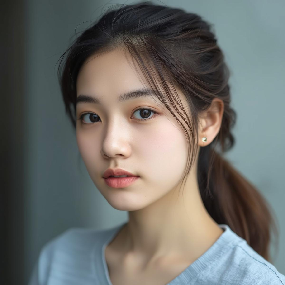 ピアス 淡水真珠 ホワイト 8.0mm～9.0mm (JR-ER-0018)