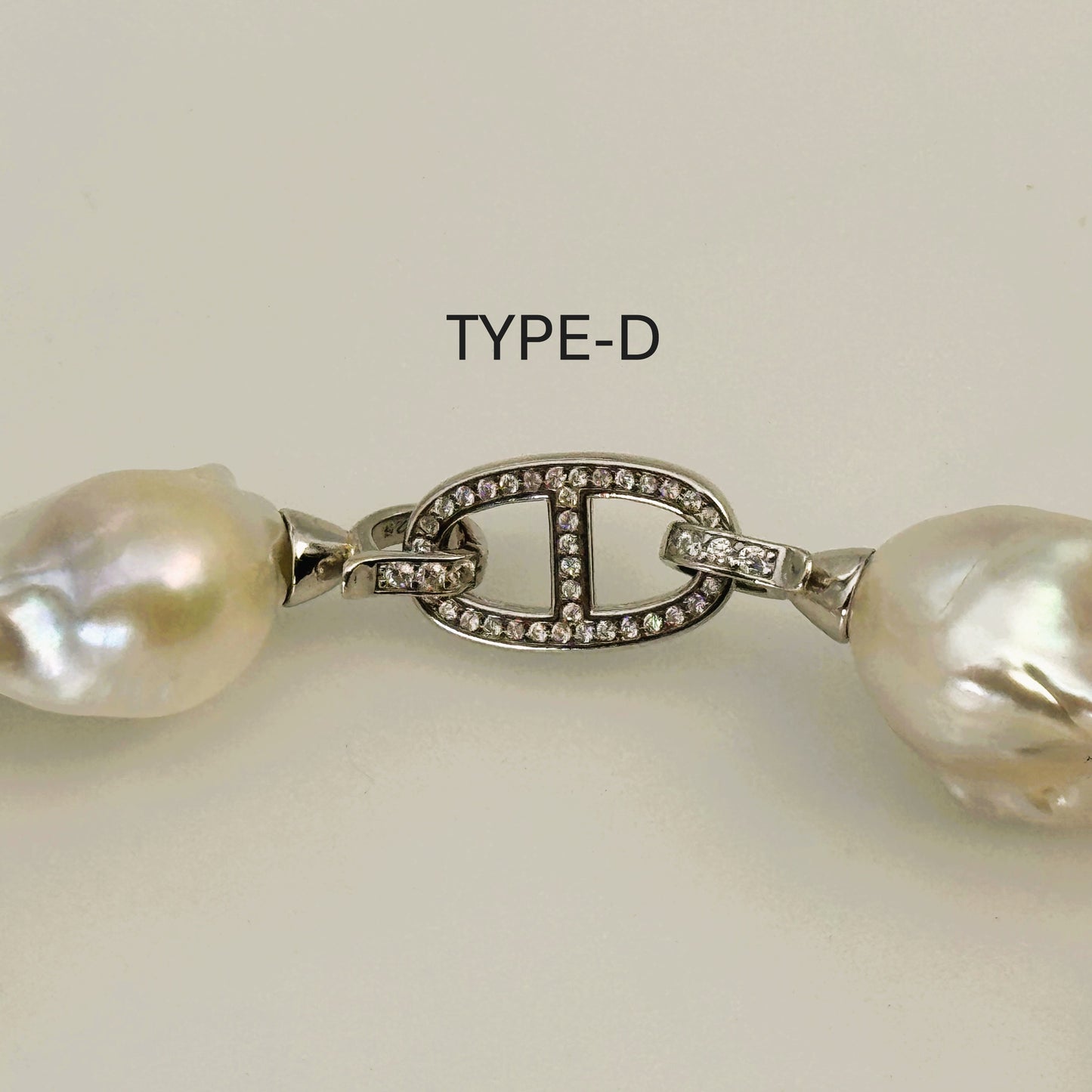 淡水真珠 ネックレス バロック ホワイト 16.0mm～18.0mm(幅) 長さ：43.0cm (JR-NL-0056)