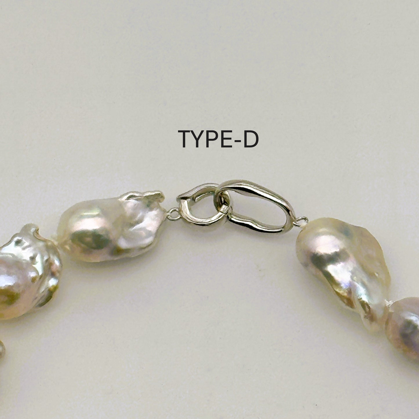 淡水真珠 ネックレス バロック ピンク 16.0mm～18.0mm(幅) 長さ：43.0cm (JR-NL-0125)