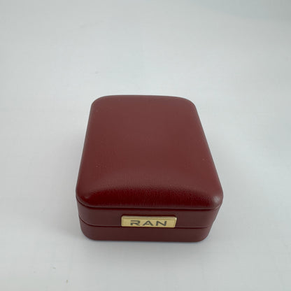 (JR-OP-0003) ジュエリーボックス ワインレッド W:7.5cm x D:9.5cm x H:4.5cm