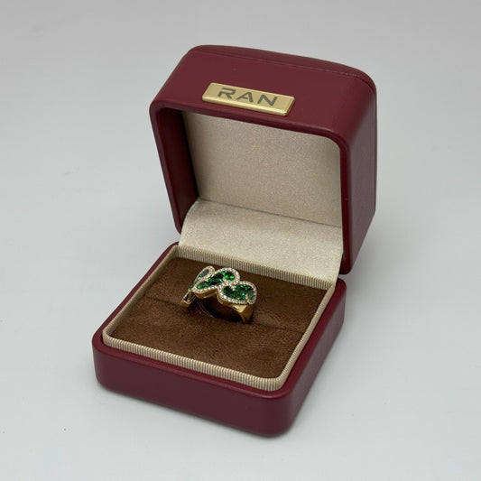 (JR-OP-0001) ジュエリーボックス ワインレッド W:6.5cm x D:6.5cm x H:5.5cm