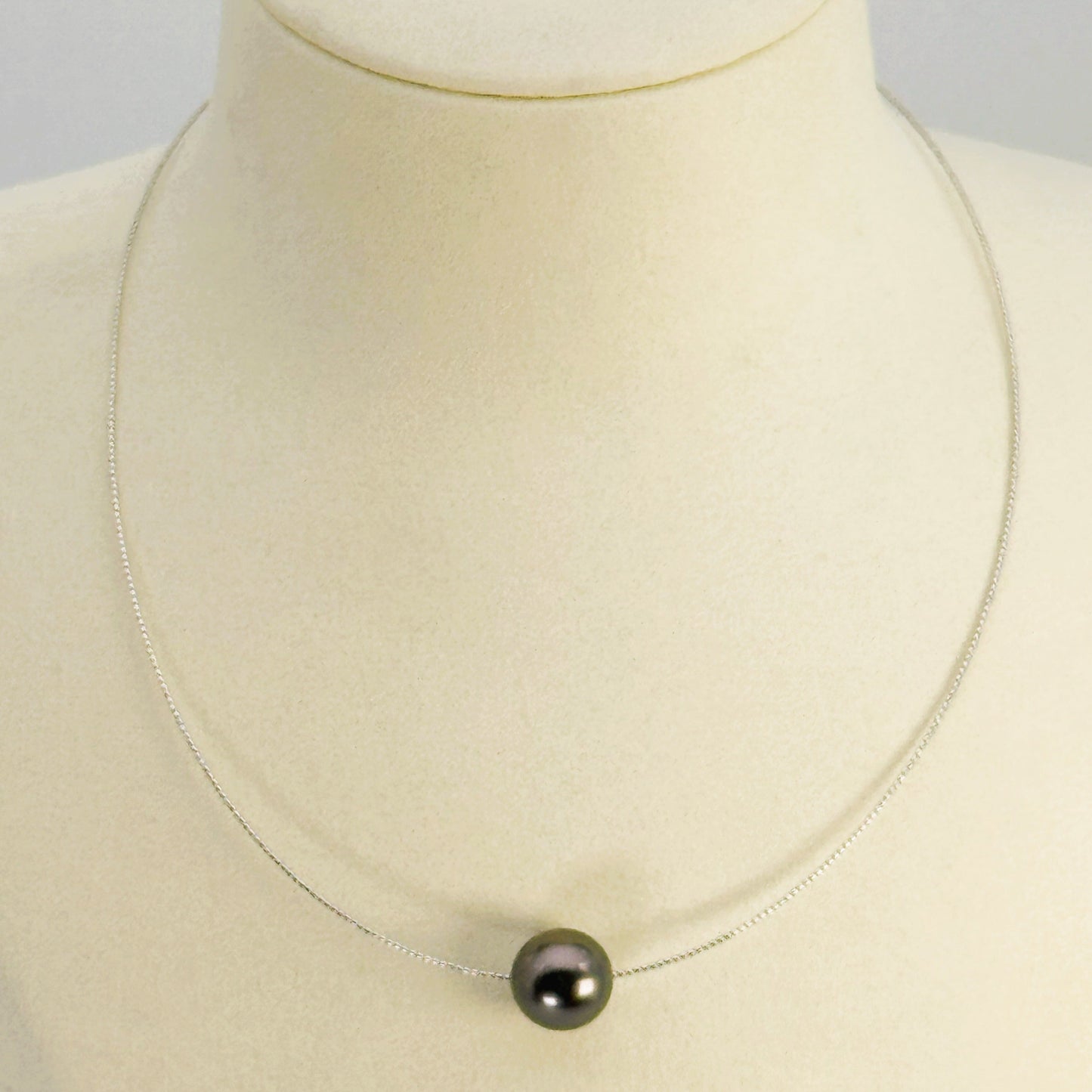 ネックレス 黒蝶真珠 12.0mm～12.5mm K18 45cm (JR-NL-0130)