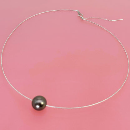 ネックレス 黒蝶真珠 12.0mm～12.5mm K18 45cm (JR-NL-0130)