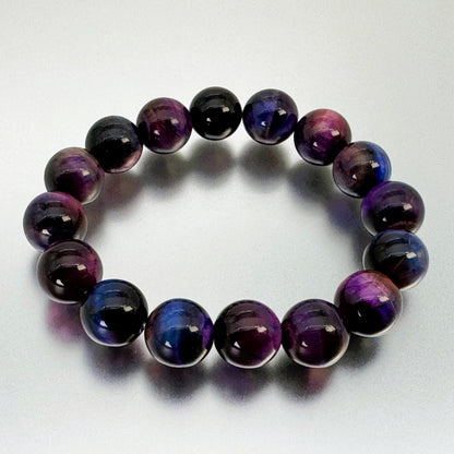 ブレスレット パープルタイガーアイ 20～21 cm (JR-BR-0019)