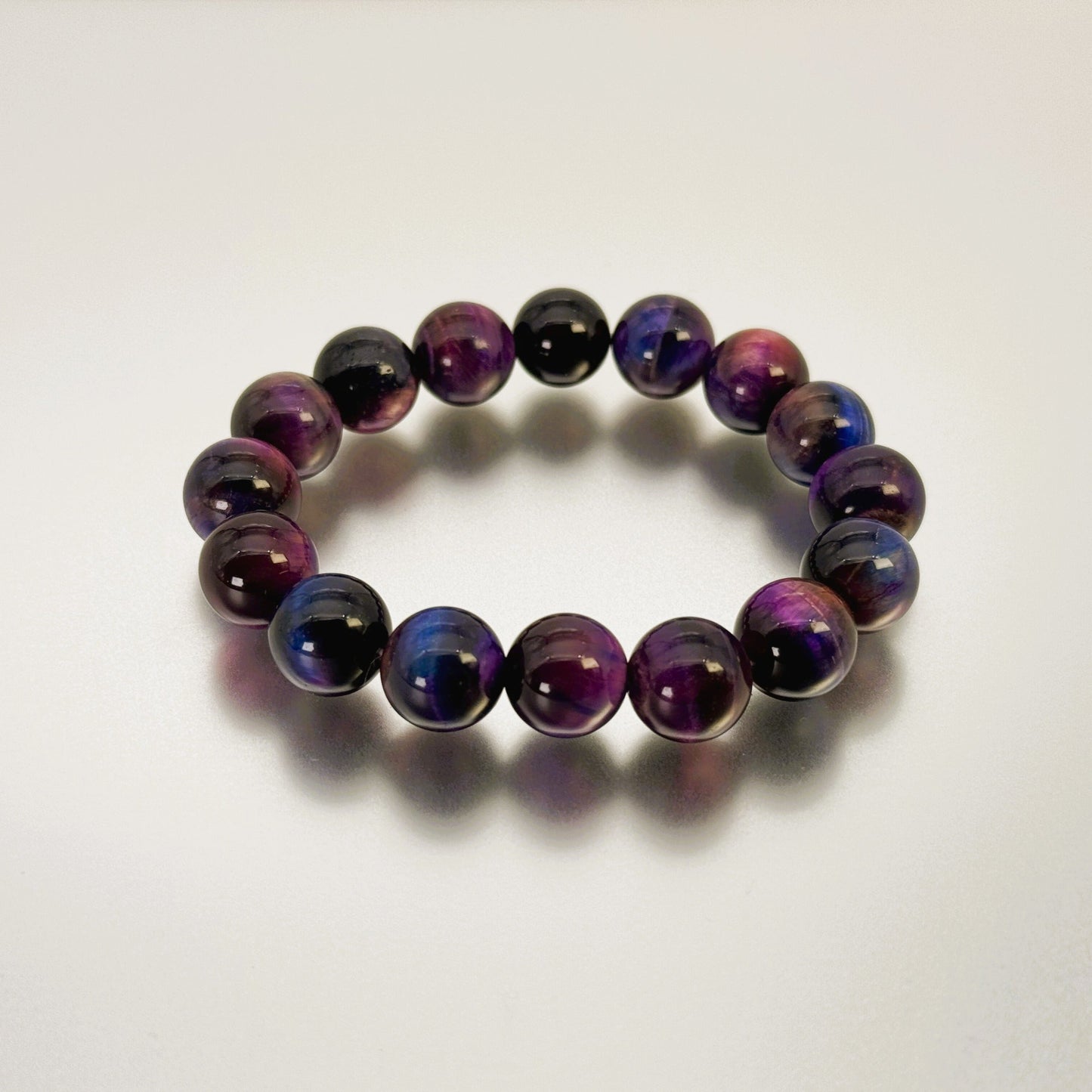 ブレスレット パープルタイガーアイ 20～21 cm (JR-BR-0019)