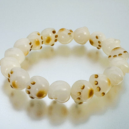 ブレスレット 菩提根 ベージュ 20～21 cm (JR-BR-0020)