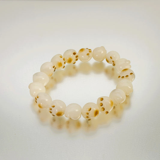 ブレスレット 菩提根 ベージュ 20～21 cm (JR-BR-0020)