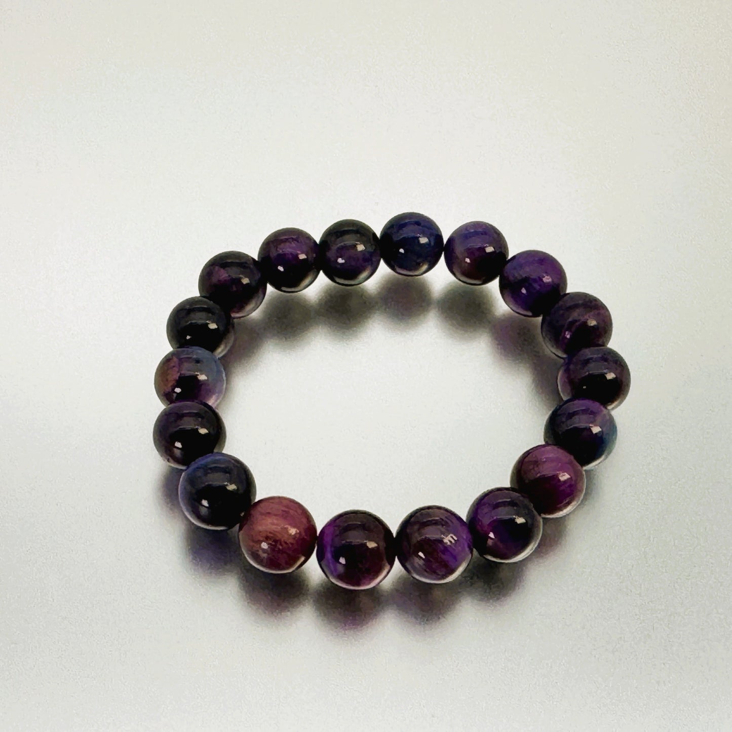 ブレスレット パープルタイガーアイ 18～19 cm (JR-BR-0021)