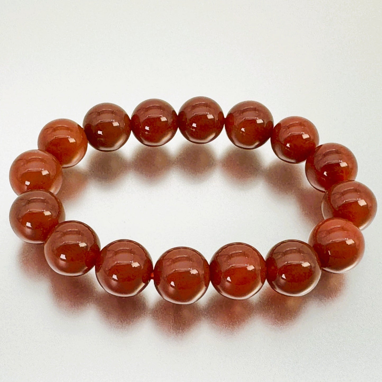 ブレスレット ドラゴンアゲート 朱 18～19 cm (JR-BR-0024)