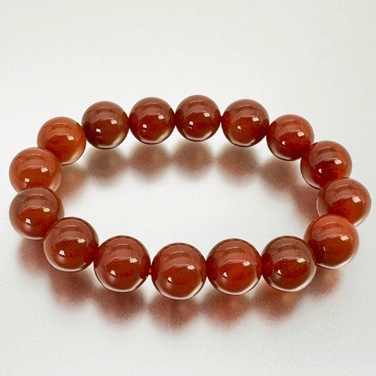 ブレスレット ドラゴンアゲート 朱 18～19 cm (JR-BR-0024)