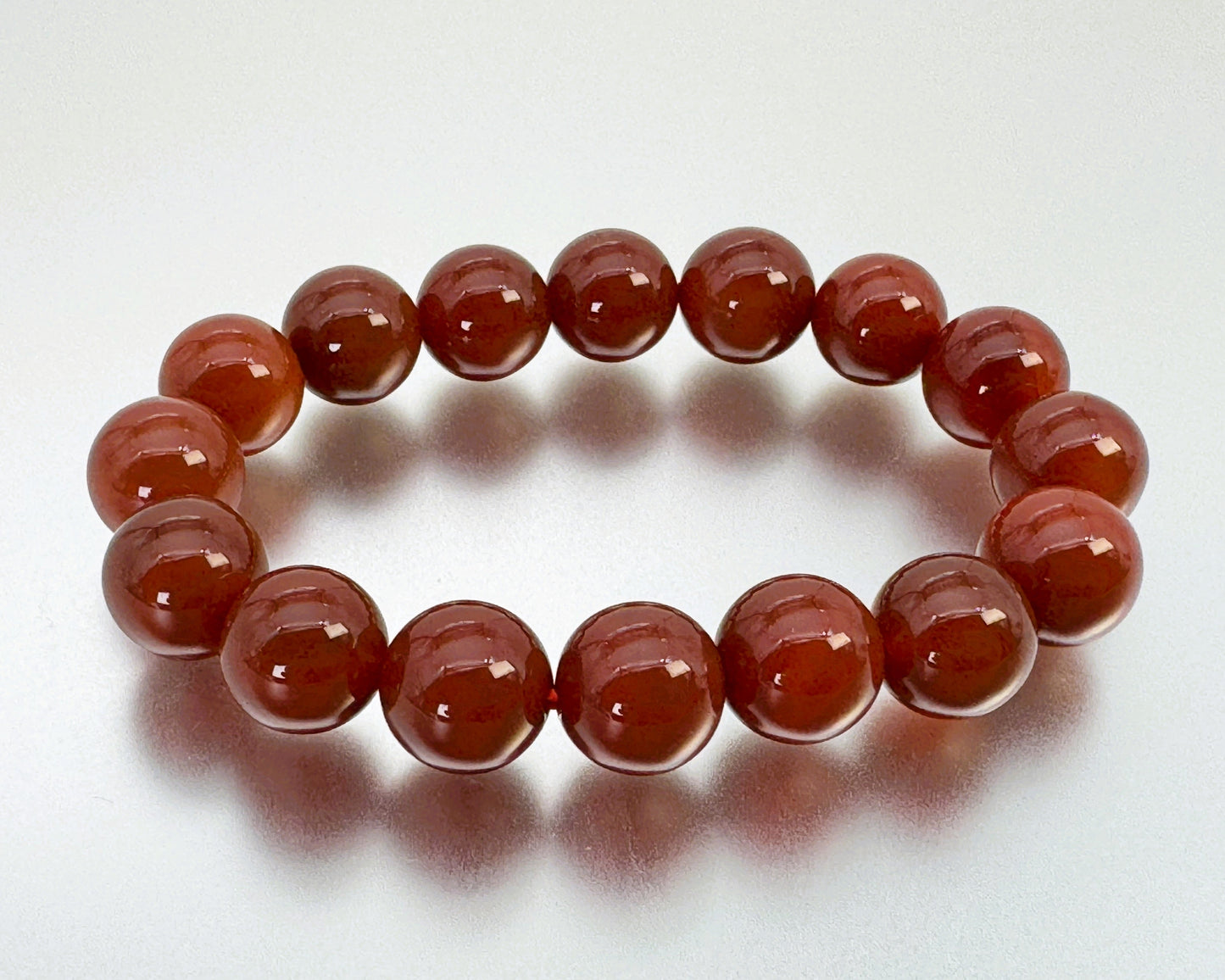 ブレスレット ドラゴンアゲート 朱 18～19 cm (JR-BR-0024)