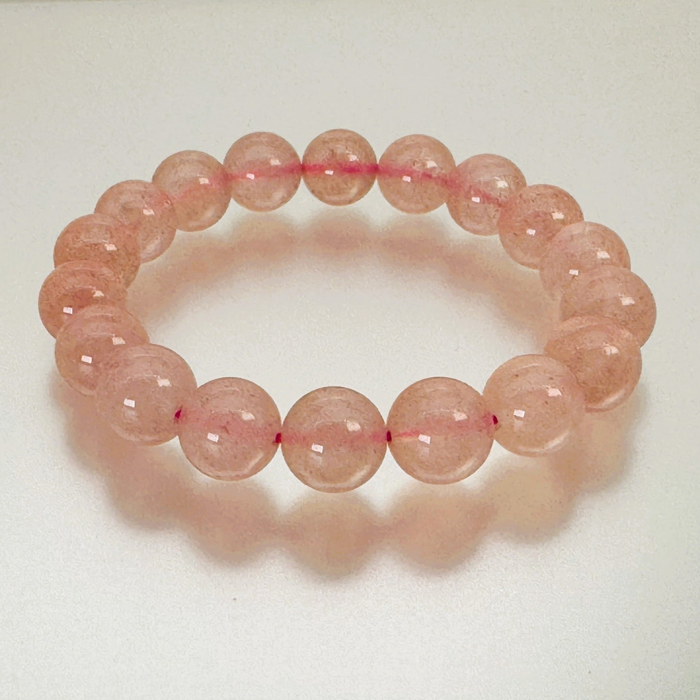 ブレスレット ストロベリークォーツ 18～19 cm (JR-BR-0031)