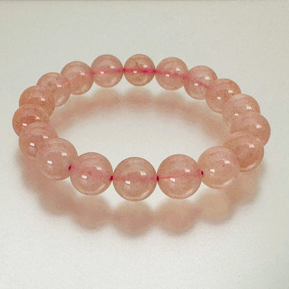 ブレスレット ストロベリークォーツ 18～19 cm (JR-BR-0031)