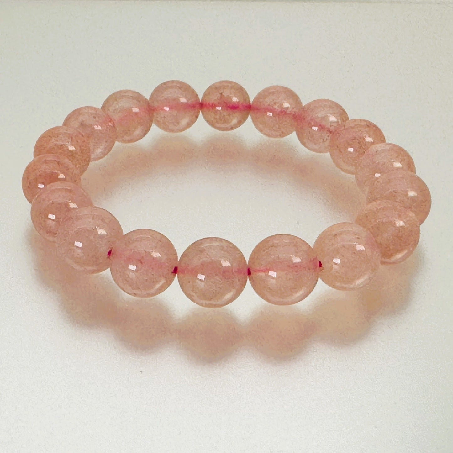 ブレスレット ストロベリークォーツ 18～19 cm (JR-BR-0031)