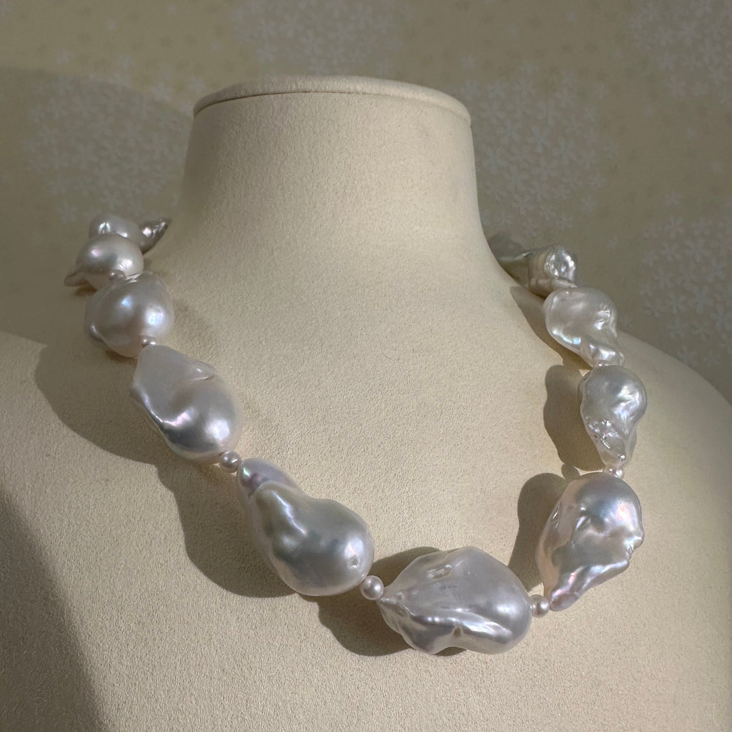 淡水真珠 バロック ネックレス 20mm~25mm　全長50cm (JR-NL-0066)