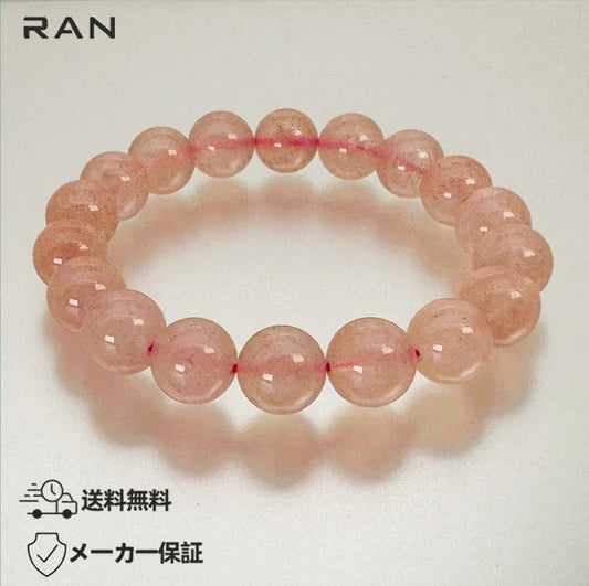 ブレスレット ストロベリークォーツ 内周16.0cm (JR-BR-0031)