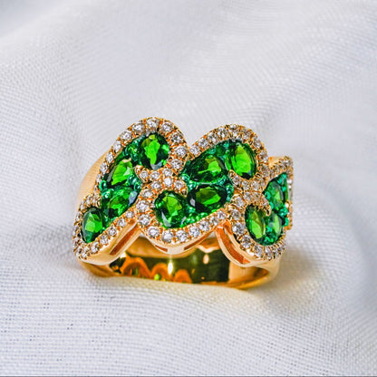 (JR-RI-0003) ガーネット 指輪 2.04ct K18
