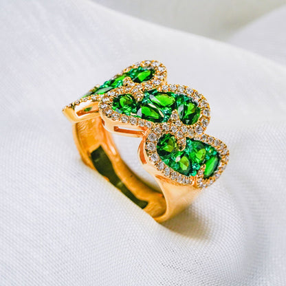 (JR-RI-0003) ガーネット 指輪 2.04ct K18