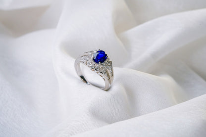 (JR-RI-0009) サファイア 指輪 1.59ct PT900