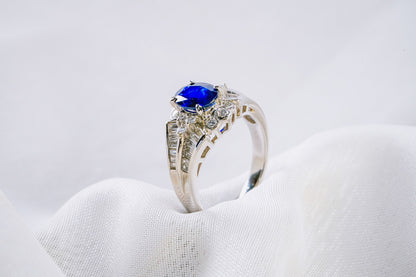 (JR-RI-0009) サファイア 指輪 1.59ct PT900