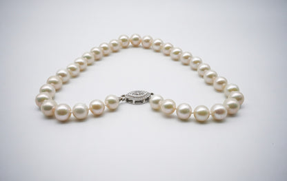 (JR-NL-0036) 白蝶真珠 ネックレス ホワイト 11.0mm～13.5mm