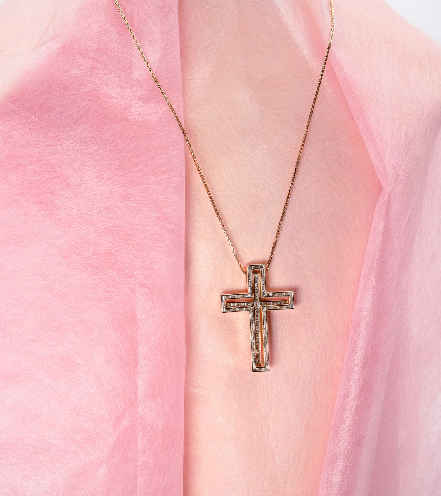 ネックレス ダイヤモンド 18ｋ (JR-NL-0050)