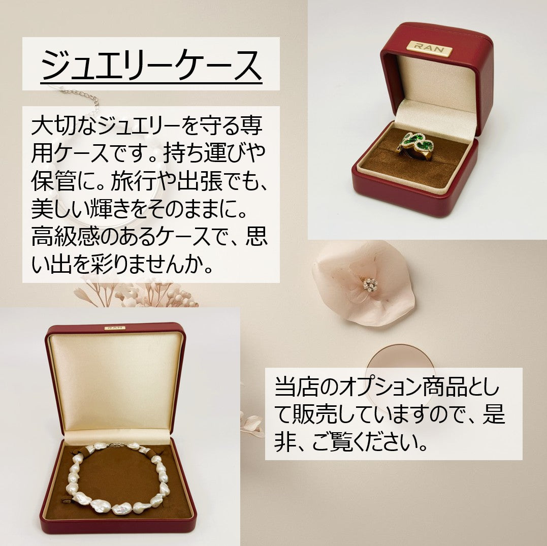 ネックレス&ピアス 淡水真珠 ホワイト 5.0mm～7.0mm (JR-NL-ER-0001)