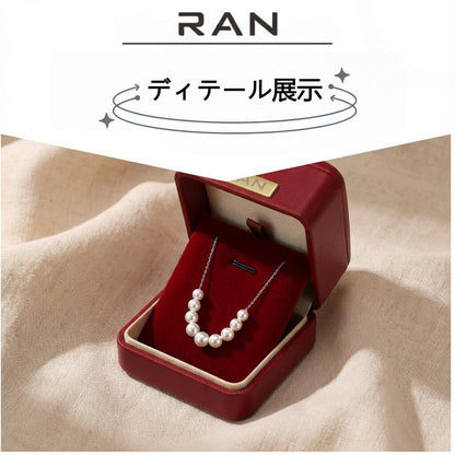 アコヤ真珠 ホワイト ラウンド ネックレス 5.5～7.5ｍｍ ＷＧ (JR-NL-0131)